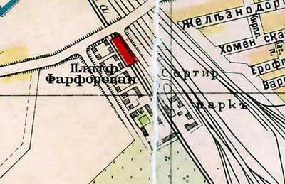 Карта Петрограда 1916 года