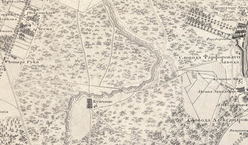 карта 1817 года