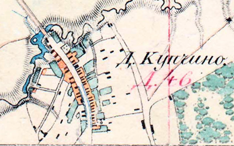 деревня Купчино 1824 год