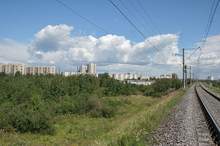 Вид от окружной железной дороги
