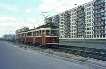 Трамвай ЛМ-33 Бухарестская улица