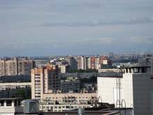 Вид с крыши дома 9 по Загребскому бульвару